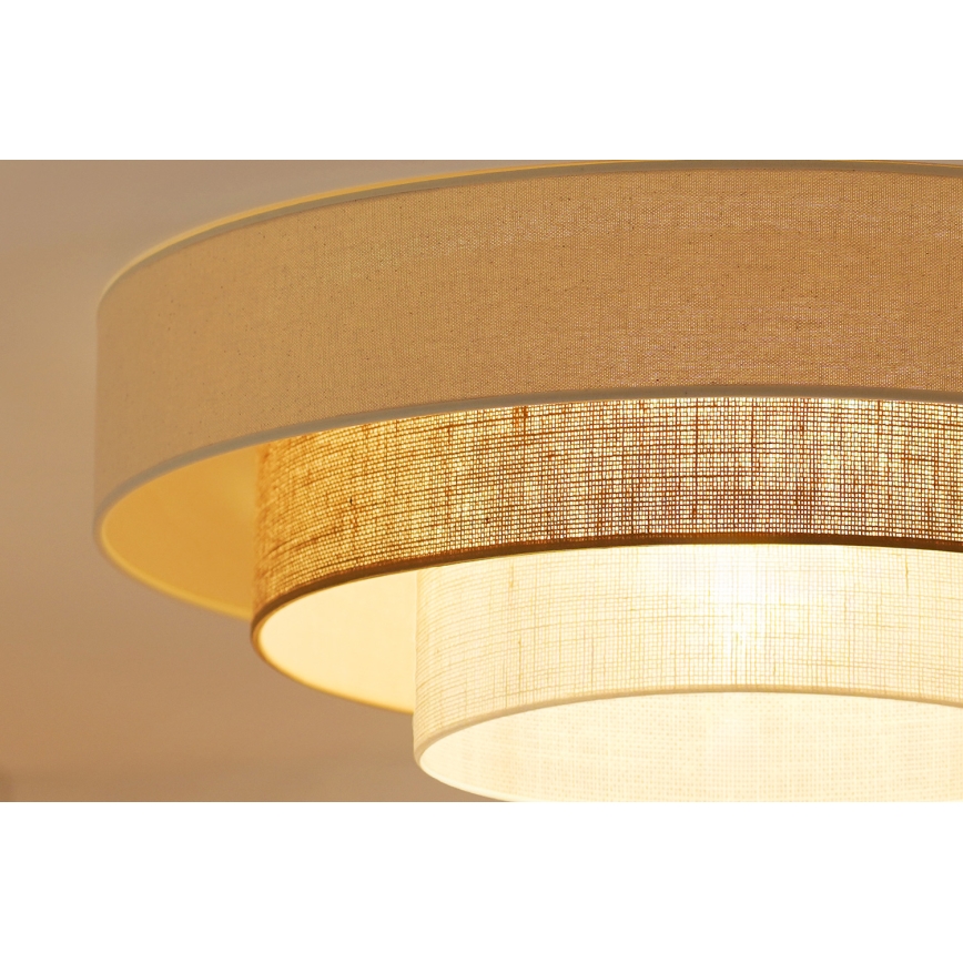 Brilagi - LED Stropna svjetiljka DENVER LUNETA LED/12W/230V pr. 60 cm 3000K/4000K/6400K bež/krem