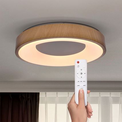 Brilagi - LED stropna svjetiljka s prigušivanjem DORIA LED/48W/230V 3000-6500K promjer 39 cm + daljinski upravljač