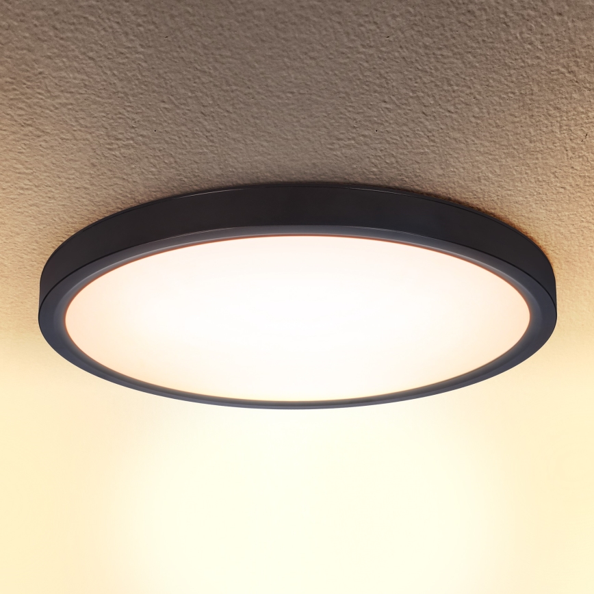 Brilagi - LED stropna svjetiljka ESTELA LED/18W/230V promjer 30 cm crna