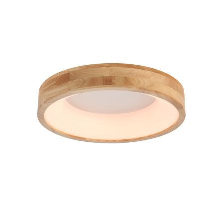 Brilagi - drvena LED stropna svjetiljka FALCON WOOD LED/30W/230V 3000/4000/6000K Ø 45 cm
