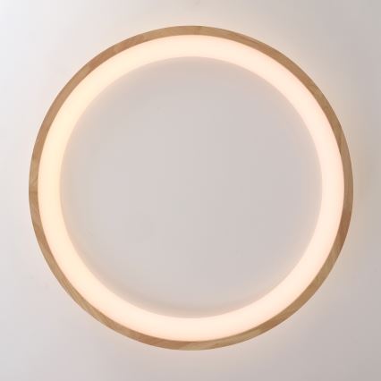 Brilagi - LED stropna svjetiljka FALCON WOOD LED/60W/230V 3000/4000/6000K Ø 80 cm drvena