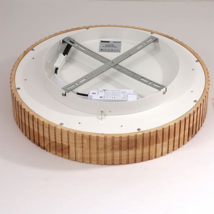 Brilagi - LED stropna svjetiljka FALCON WOOD MODERN LED/30W/230V 3000/4000/6000K Ø 45 cm drvena