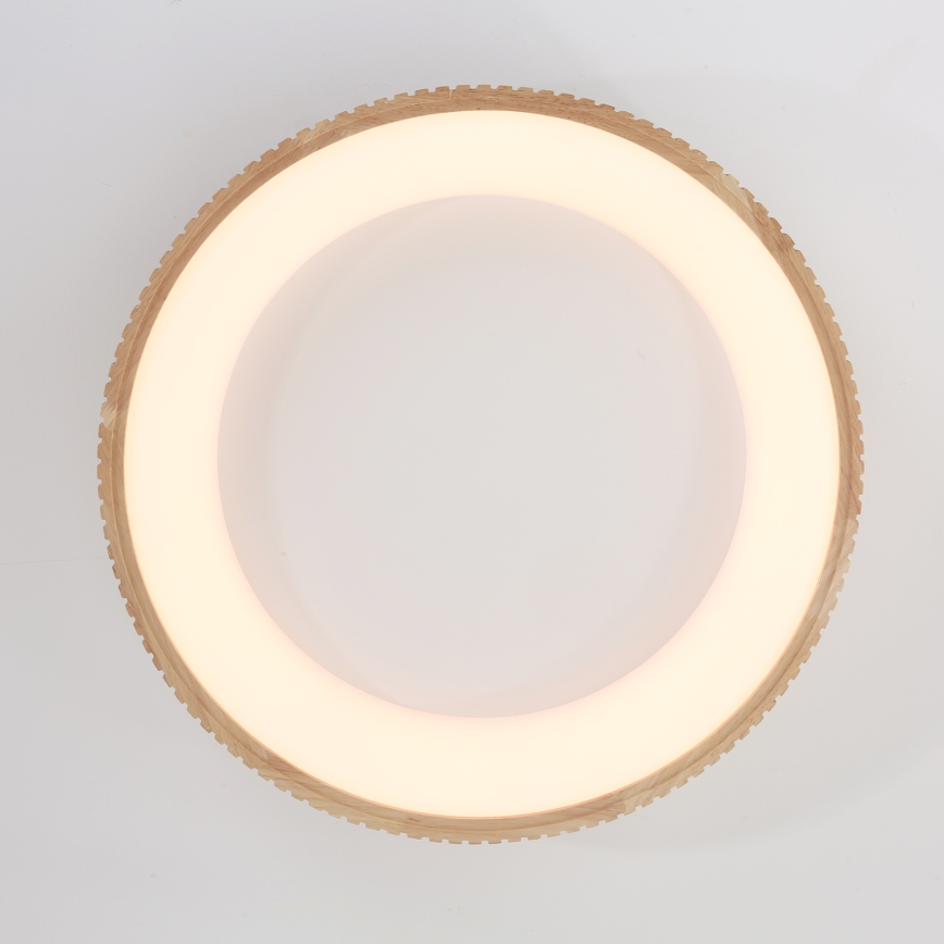Brilagi - LED stropna svjetiljka FALCON WOOD MODERN LED/40W/230V 3000/4000/6000K promjer 60 cm drvena