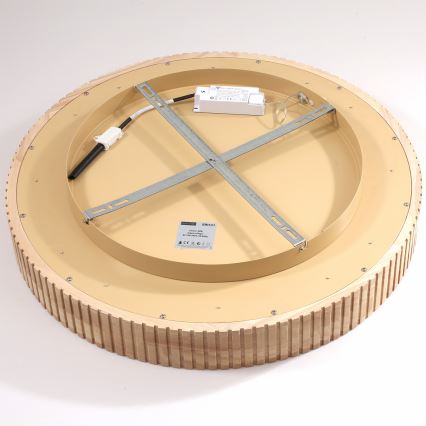 Brilagi - LED stropna svjetiljka FALCON WOOD MODERN LED/40W/230V 3000/4000/6000K promjer 60 cm, drvena