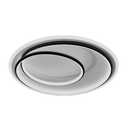 Brilagi - stropna LED svjetiljka s mogućnošću prigušivanja FLARE LED/38W/230V 3000-6000K promjer 48 cm crna/bijela + daljinski upravljač