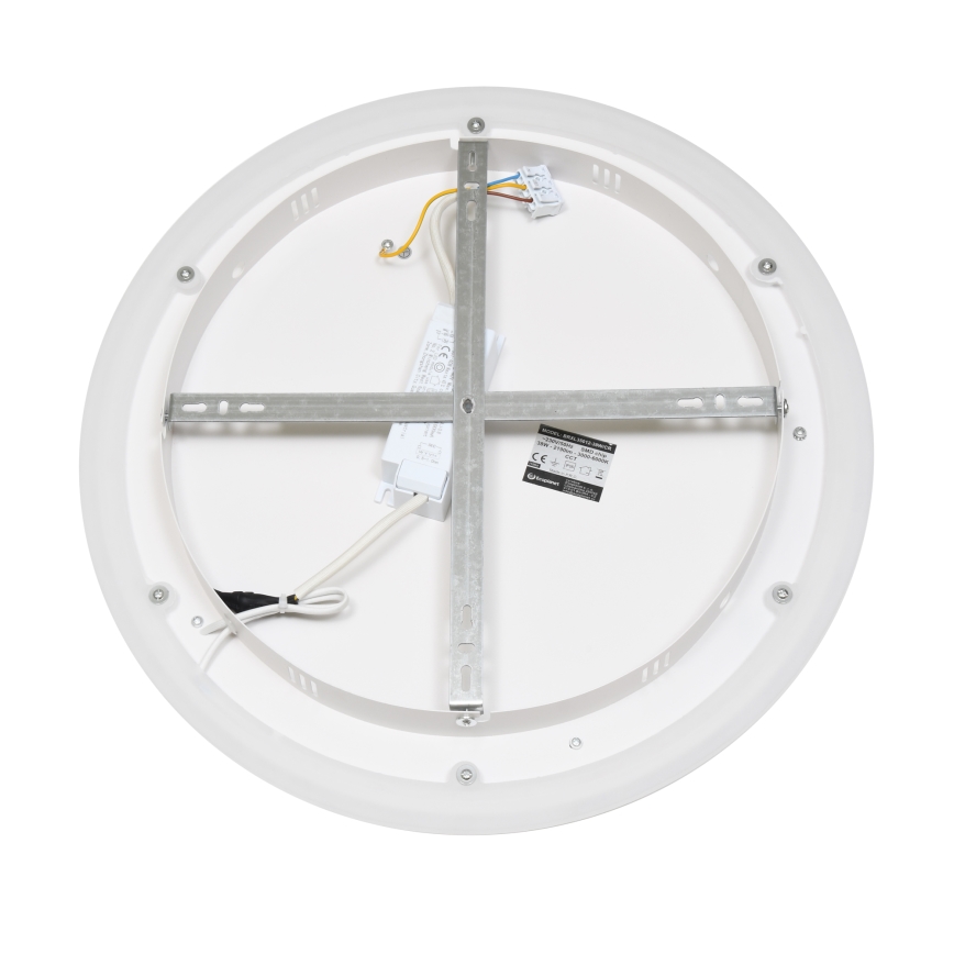 Brilagi - stropna LED svjetiljka s mogućnošću prigušivanja FLARE LED/38W/230V 3000-6000K promjer 48 cm crna/bijela + daljinski upravljač