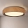 Brilagi - LED stropna svjetiljka FLOCO LED/24W/230V Ø 30 cm drveni dekor/crna