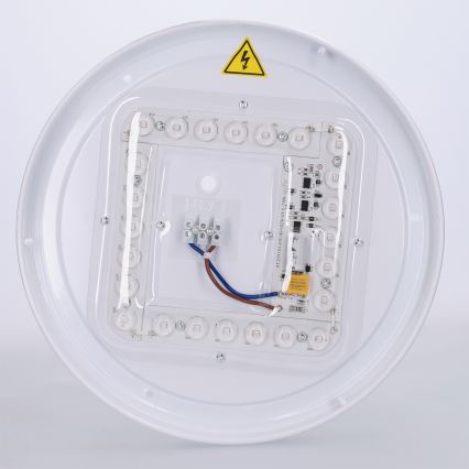 Brilagi - LED stropna svjetiljka FLOCO LED/24W/230V Ø 30 cm drveni dekor/crna