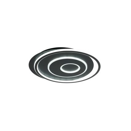 Brilagi - LED prigušivo stropno svjetlo IRIS LED/83W/230V 3000-6000K 46x50 cm crno + daljinski upravljač