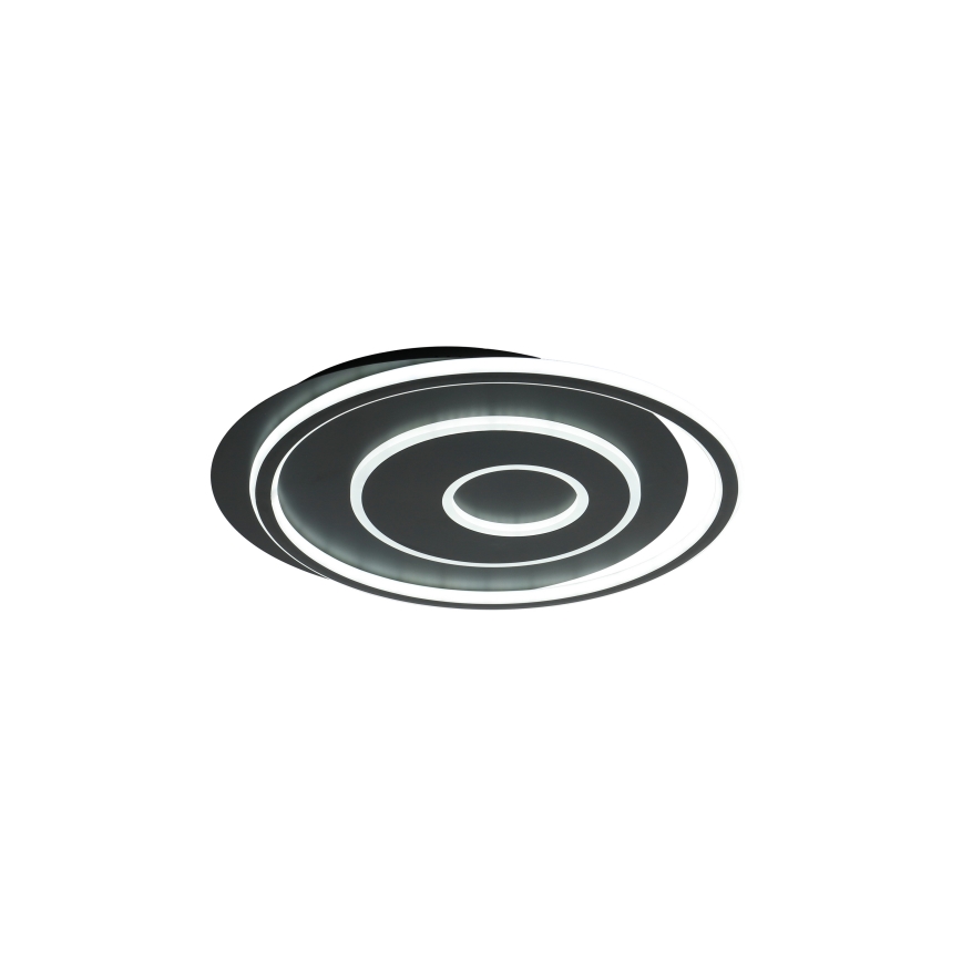 Brilagi - LED prigušivo stropno svjetlo IRIS LED/83W/230V 3000-6000K 46x50 cm crno + daljinski upravljač