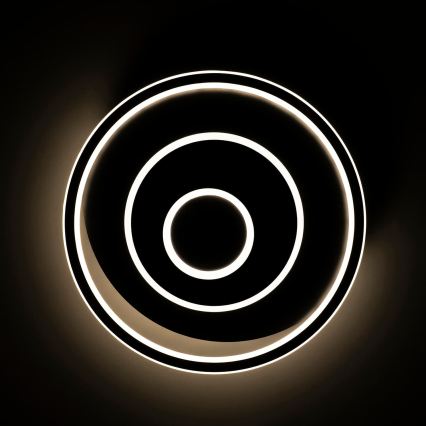 BRILAGI - LED prigušivo stropno svjetlo IRIS LED/83W/230V 3000-6000K 46x50 cm crno + daljinski upravljač