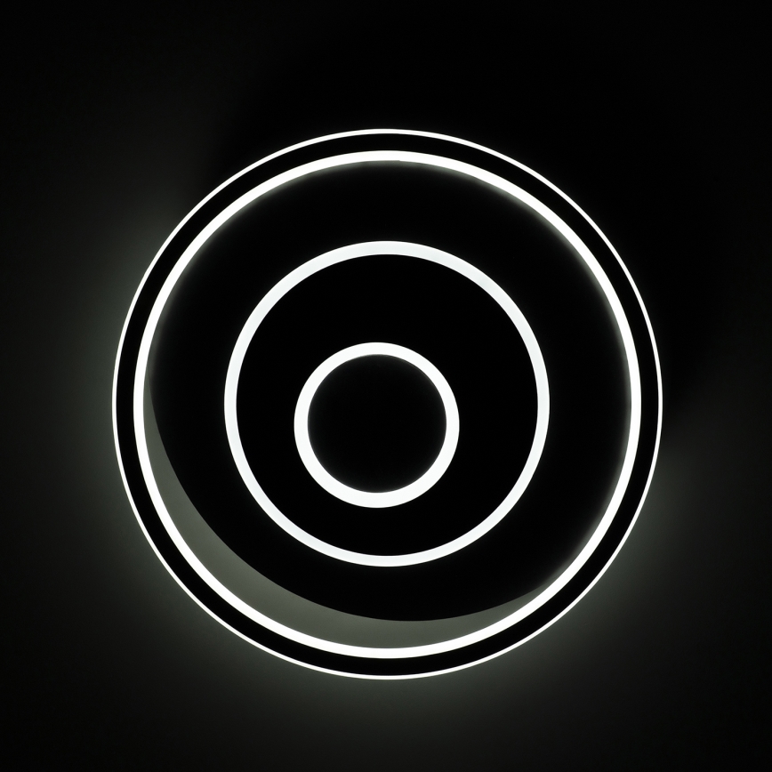 BRILAGI - LED prigušivo stropno svjetlo IRIS LED/83W/230V 3000-6000K 46x50 cm crno + daljinski upravljač