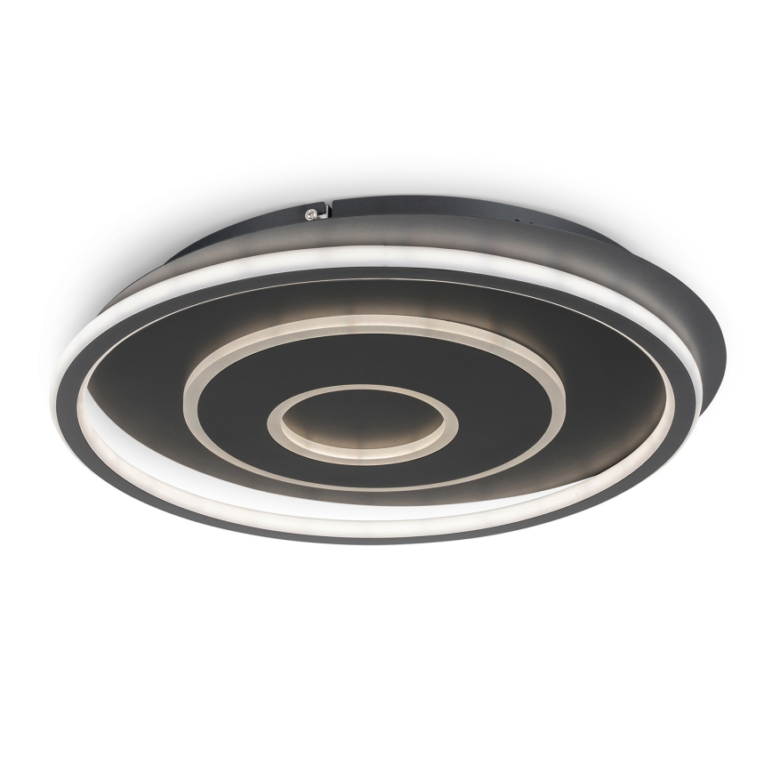 BRILAGI - LED prigušivo stropno svjetlo IRIS LED/83W/230V 3000-6000K 46x50 cm crno + daljinski upravljač