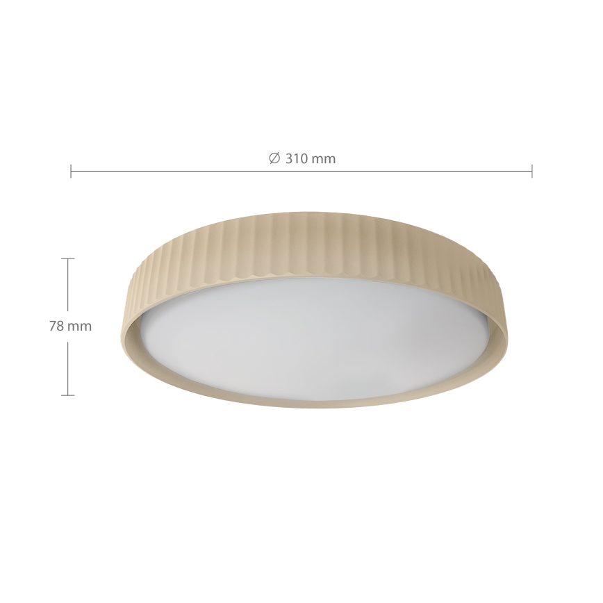 Brilagi - LED stropna svjetiljka LUCIA LED/24W/230V Ø 31 cm bež