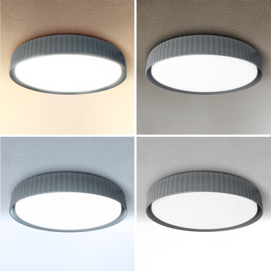 Brilagi - LED stropno svjetlo LUCIA s mogućnošću prigušivanja LED/48W/230V 3000-6500K promjer 41 cm siva + daljinski upravljač