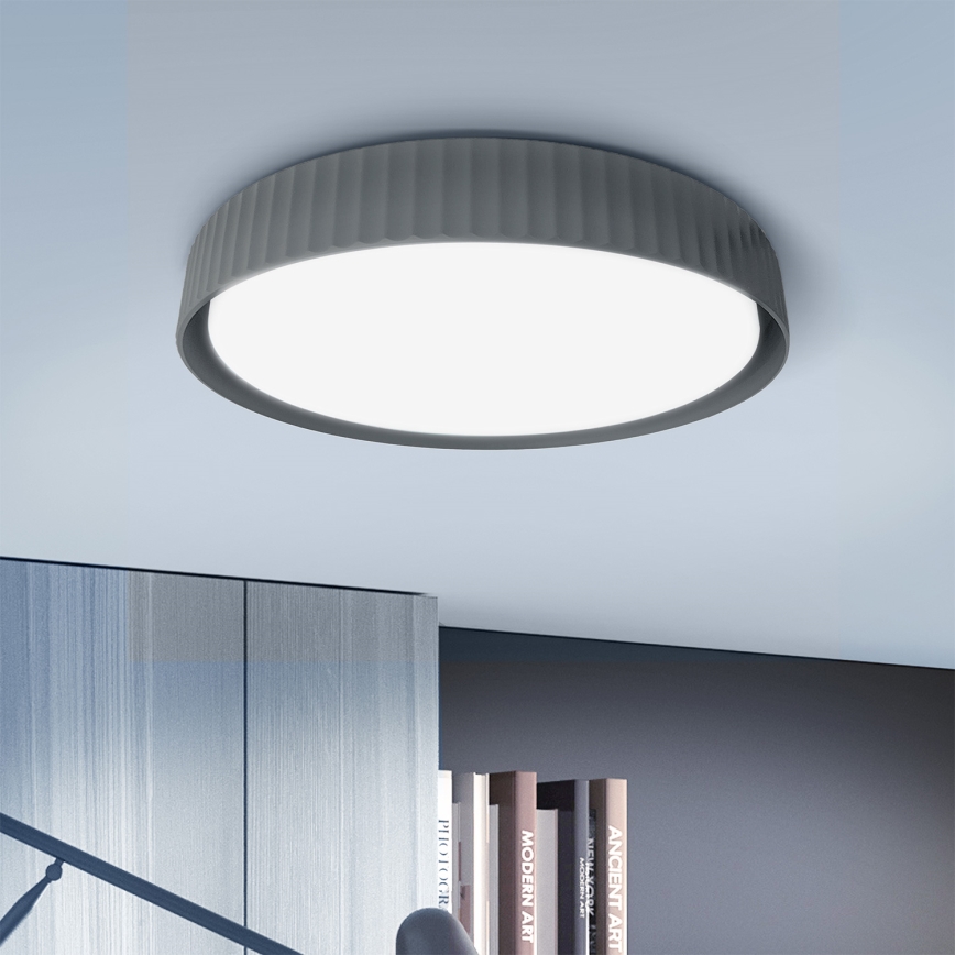 Brilagi - LED stropno svjetlo LUCIA s mogućnošću prigušivanja LED/48W/230V 3000-6500K promjer 41 cm siva + daljinski upravljač