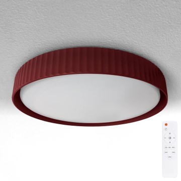 Brilagi - LED stropna svjetiljka LUCIA s mogućnošću prigušivanja LED/60W/230V 3000-6500K Ø 59 cm crvena + s daljinskim upravljačem