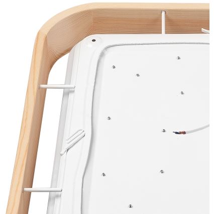 Brilagi - LED stropna svjetiljka s prigušivanjem MANAROLA CUBIC LED/24W/230V 3000-6500K borovina + daljinski upravljač