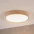 Brilagi - LED stropna svjetiljka MANAROLA PLAIN LED/24W/230V 3000K Ø 41 cm hrast