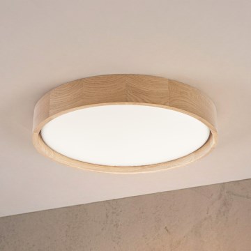 Brilagi - LED stropna svjetiljka MANAROLA PLAIN LED/24W/230V 3000K Ø 41 cm hrast