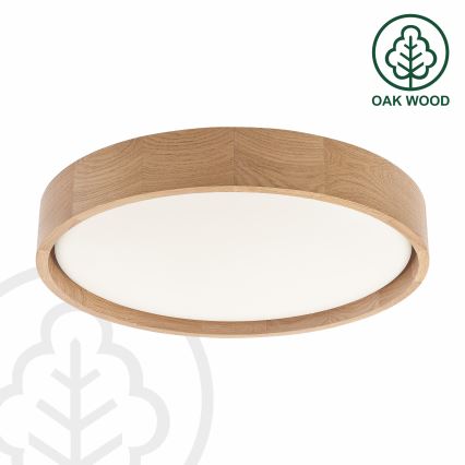 Brilagi - LED stropna svjetiljka MANAROLA PLAIN LED/24W/230V 3000K Ø 41 cm hrast
