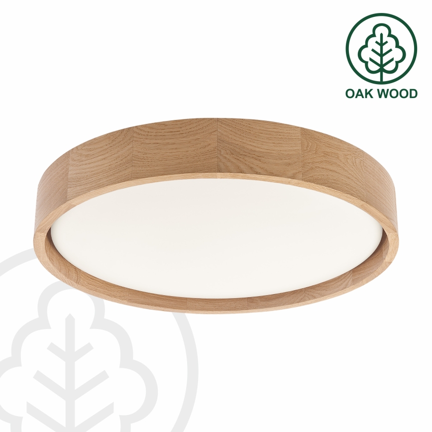 Brilagi - LED stropna svjetiljka MANAROLA PLAIN LED/24W/230V 3000K Ø 41 cm hrast