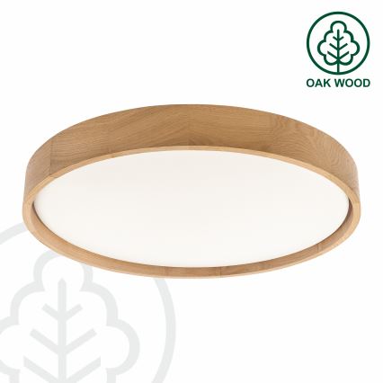 Brilagi - LED stropna svjetiljka MANAROLA PLAIN LED/36W/230V 3000K pr. 48 cm hrast