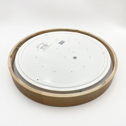 Brilagi - LED stropna svjetiljka MANAROLA PLAIN LED/36W/230V 3000K pr. 48 cm hrast