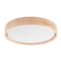Brilagi - LED Stropna svjetiljka MANAROLA SIMPLE LED/24W/230V 3000K borovina pr. 41 cm