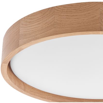 Brilagi - LED stropna svjetiljka MANAROLA SIMPLE LED/24W/230V 3000K hrast promjer 41 cm