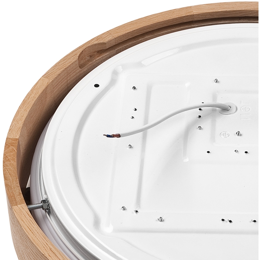 Brilagi - LED stropna svjetiljka s prigušivanjem MANAROLA SMART LED/24W/230V 2700-6500K hrast promjera 41 cm Wi-Fi + Tuya daljinsko upravljanje