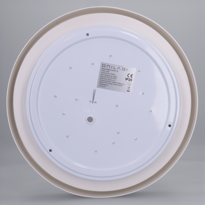 Brilagi - LED stropna svjetiljka MATTEO LED/24W/230V promjer 31 cm crvena
