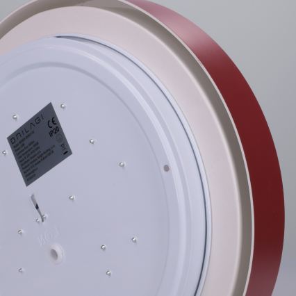Brilagi - LED stropna svjetiljka MATTEO LED/24W/230V promjer 31 cm crvena