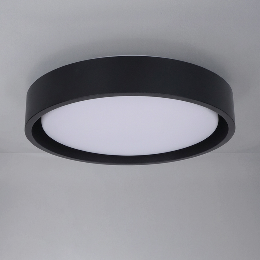 Brilagi - LED stropna svjetiljka MATTEO LED/24W/230V Ø 31 cm crna