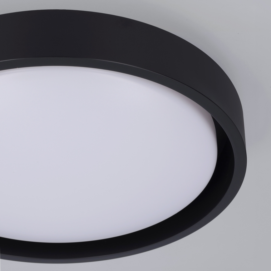 Brilagi - LED stropna svjetiljka MATTEO LED/24W/230V Ø 31 cm crna