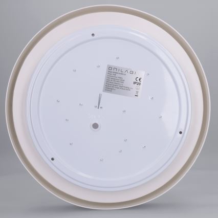 Brilagi - LED stropna svjetiljka MATTEO LED/24W/230V Ø 31 cm crna