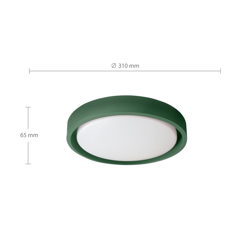 Brilagi - LED stropna svjetiljka MATTEO LED/24W/230V Ø 31 cm zelena