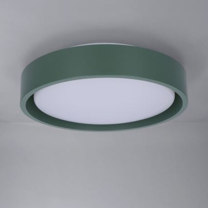 Brilagi - LED stropna svjetiljka MATTEO LED/24W/230V Ø 31 cm zelena