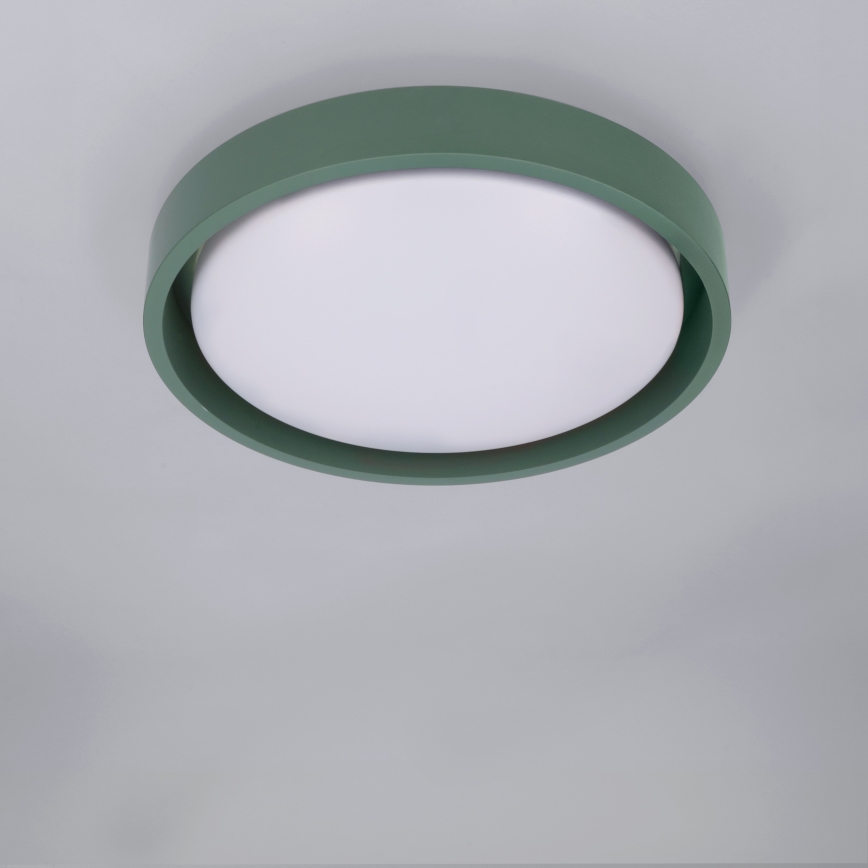Brilagi - LED stropna svjetiljka MATTEO LED/24W/230V Ø 31 cm zelena
