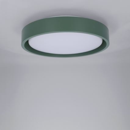 Brilagi - LED stropna svjetiljka MATTEO LED/24W/230V Ø 31 cm zelena
