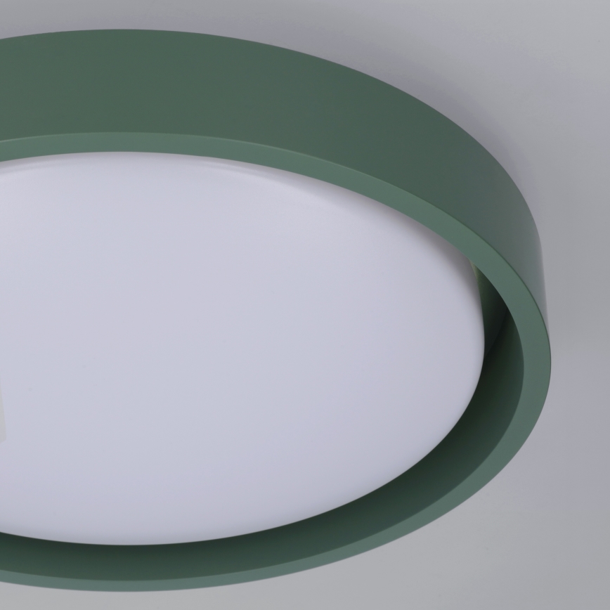 Brilagi - LED stropna svjetiljka MATTEO LED/24W/230V Ø 31 cm zelena