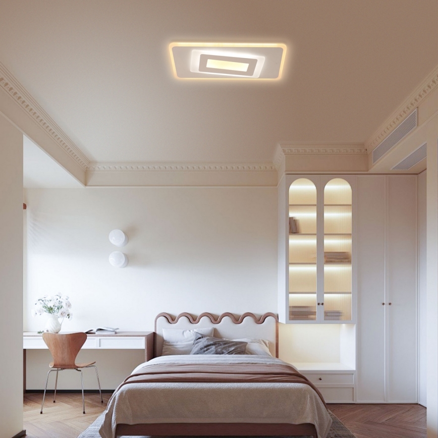 Brilagi - LED stropna svjetiljka s prigušivanjem MODERN LED/51W/230V 2700-6500K 20x40 cm + daljinski upravljač