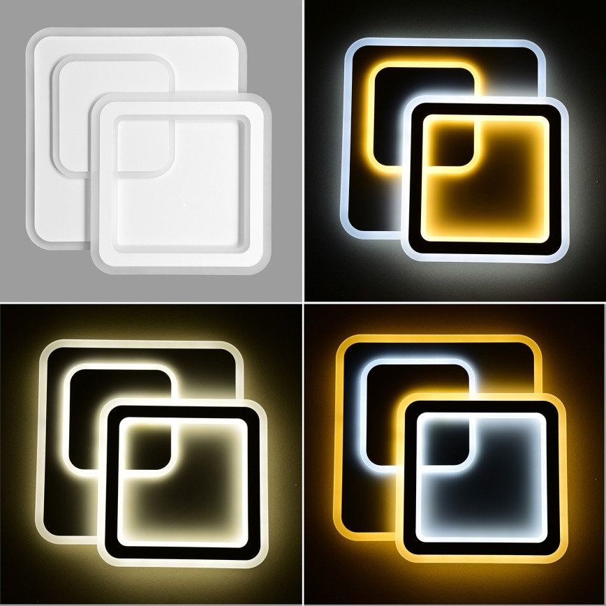 Brilagi - LED stropna svjetiljka s prigušivanjem MODERN LED/80W/230V 2700-6500K 52,5x52,5 cm + daljinski upravljač