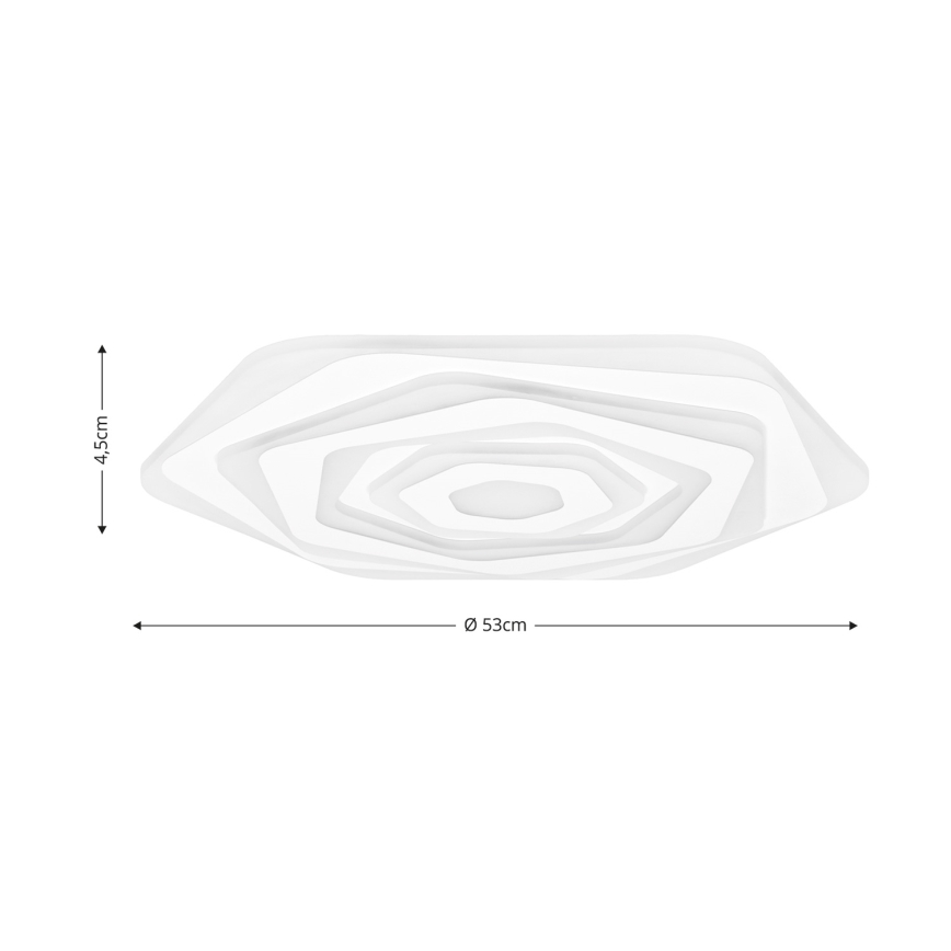 Brilagi - LED stropna svjetiljka s prigušivanjem MODERN LED/85W/230V 2700-6500K promjer 53 cm + daljinski upravljač