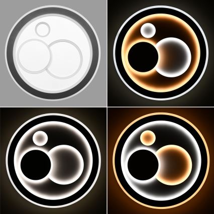 Brilagi - LED stropna svjetiljka s prigušivanjem MODERN LED/89W/230V 2700-6500K promjer 47 cm + daljinski upravljač