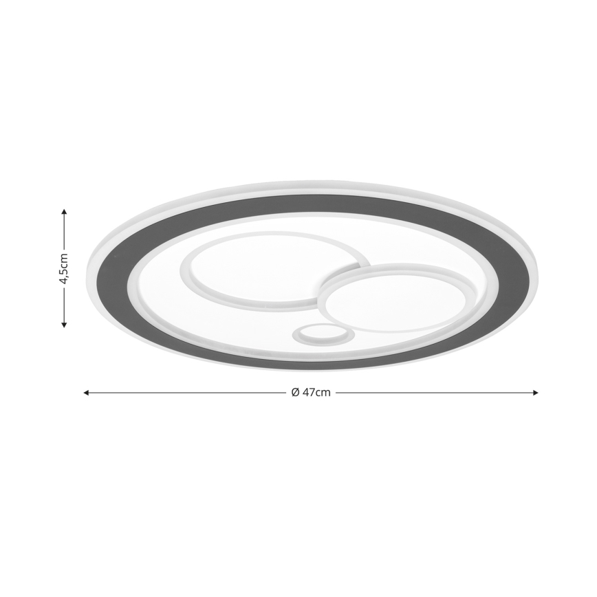Brilagi - LED stropna svjetiljka s prigušivanjem MODERN LED/89W/230V 2700-6500K promjer 47 cm + daljinski upravljač