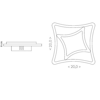 BRILAGI - LED Stropna svjetiljka MODERN MINI LED/24W/230V 3000/4000/6000K