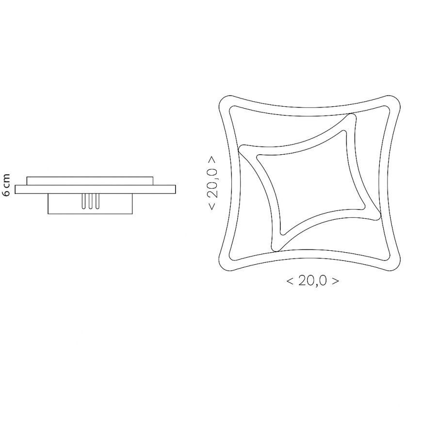 BRILAGI - LED Stropna svjetiljka MODERN MINI LED/24W/230V 3000/4000/6000K