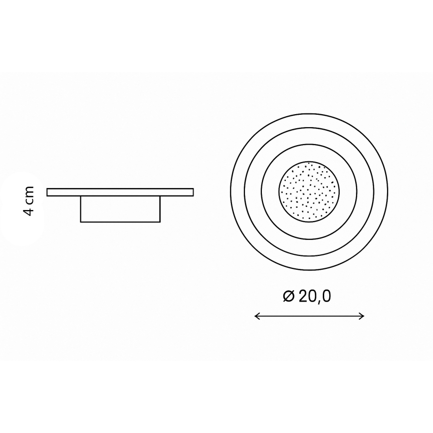 Brilagi - LED stropna svjetiljka MODERN MINI LED/29W/230V 3000/4000/6000K