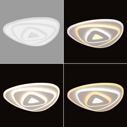 Brilagi - LED Prigušiva stropna svjetiljka MODERN MINI LED/45W/230V 3000/4000/6000K 30x30 cm + daljinski upravljač
